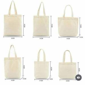 กระเป๋าผ้าแคนวาสเป็นมิตรต่อสิ่งแวดล้อมออกแบบได้ตามต้องการมีการจัดการสไตล์การพับทำจากผ้าฝ้ายรีไซเคิลธรรมชาติพร้อมพิมพ์โลโก้เพื่อช้อปปิ้ง - Product Image 3