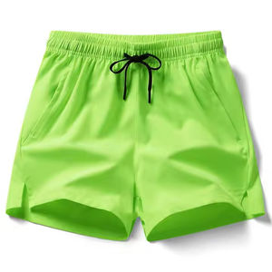 High Quality Factory Wholesale Spandex/Polyester Solid Sporty Training <b>Running</b> Unisex Casual Sports Wear <b>Shorts</b> Pockets <b>Men</b> - Product Image 4