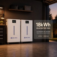 Pack de batteries LiFePO4 18 kWh 51,2 V 360 Ah avec design de bande lumineuse LED pour stockage d'énergie domestique, disponible en 400 Ah 720 Ah BEES TECH