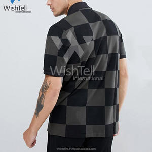 Camiseta Polo de Golf para Hombre, Camisetas en Blanco Bordadas, Cuello Alto Anti-OEM de Alta Calidad, 100% Algodón, Cantidad Personalizada - Product Image 3