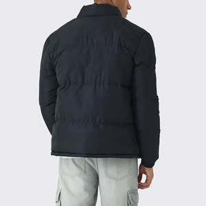 Chaqueta de Hombre de Nailon, Primavera, Delgada, Cuello Alto, Estilo Safari Vintage, Impermeable, Acolchada - Product Image 2