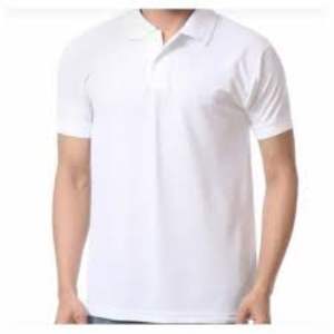 T-shirt homme 100% coton de haute qualité imprimé personnalisé uni pour polo à manches courtes Style décontracté T-Shirt vierge de haute qualité - Product Image 1