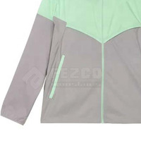 Ensemble de survêtement pour homme personnalisé en deux pièces, respirant, à capuche, coupe-vent, short, fermeture éclair, nylon, polyester, streetwear