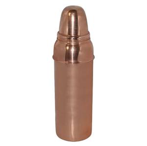 Tapa de botella de vidrio de plástico martillado de cobre de lujo para deporte gimnasio Yoga beneficios de salud ayurvédicos ambiente estilo de vida - Product Image 4