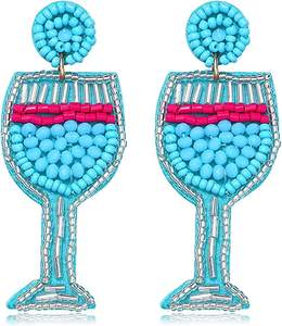 Boucles d'oreilles perles de rocaille perlées dernière conception bohème bijoux boucles d'oreilles faites à la main fête porter goutte boucles d'oreilles cadeau pour les femmes - Product Image 1