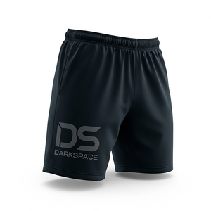 Shorts de football pour hommes personnalisables, haute qualité, 100% polyester, imprimés par transfert thermique, taille élastique, mi-haute, unis, service OEM - Product Image 2