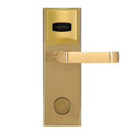 Cerradura de Puerta de Hotel Clásica y Duradera de Acero Inoxidable con Acceso por Tarjeta Inteligente RFID
