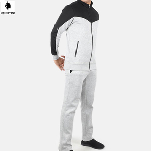 ชุดวิ่งออกกำลังกายแบบลำลองของผู้ชายเอวยางยืดผ้าวูลชุดวิ่งออกกำลังกายแบบมีลวดลายตกแต่ง - Product Image 1