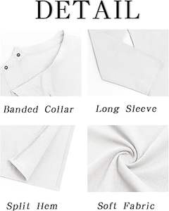 Haute qualité Top vente blanc grande taille coton Kurta pyjama afghan costume hommes traditionnel musulman islamique Punjabi robe nationale - Product Image 2