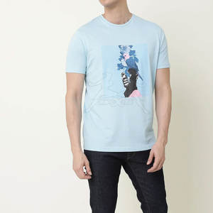 เสื้อยืดผ้าฝ้ายคลาสสิกสวมใส่สบายและนุ่มระบายอากาศได้ดีเสื้อยืดโลโก้ออกแบบได้ตามที่ต้องการ - Product Image 4