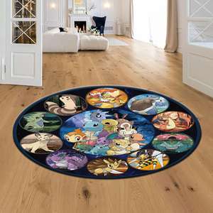 Tapis imprimé anime - Décoration unique pour chambre de garçon et cadeau idéal pour une nouvelle maison, tapis fin non tissé - Product Image 2