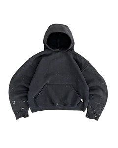 Sudadera con Capucha de Invierno para Hombre, Estilo Brillante con Pedrería, 100% Algodón, Color Personalizado al por Mayor, Cómoda, Transpirable, Ecológica, con Cierre - Product Image 1