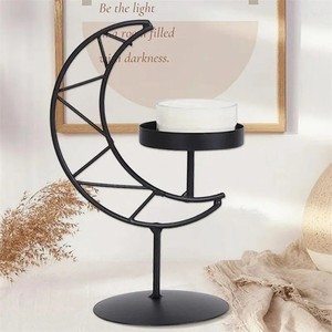 Bougeoir romantique en or de luxe bougeoir rotatif décor de fête de mariage beau cadeau pour la nouvelle maison - Product Image 5