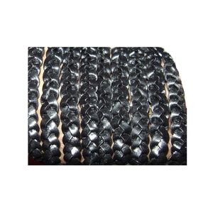 Cordons en cuir tressé plat de haute qualité 2mm-6mm, fil unique pour artisanat DIY, apprêts de bijoux, prix de gros avec autres accessoires - Product Image 4