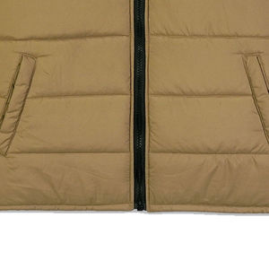 À la mode hommes vers le bas sans manches gilet de haute qualité respirant décontracté noir fermeture éclair personnaliser posséder votre Logo hommes doudoune - Product Image 6