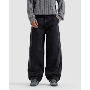 กางเกงยีนส์ทรงสเก็ตเตอร์เอวสูง สโตนวอช วินเทจ ฮิปฮอป ขากว้าง สตรีทแวร์ ลายพิมพ์ สีเข้ม/สีอ่อน/หลากสี ทรงขาบาน สำหรับฤดูหนาว - Product Image 4