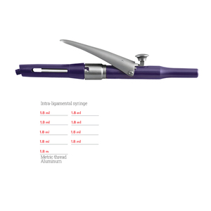 กระบอกฉีดยาแบบแมนนวลสแตนเลสคุณภาพสูงสำหรับการดมยาชาทางทันตกรรม - Product Image 1