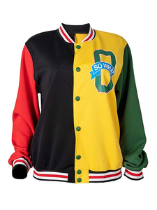 แจ็คเก็ตวาร์ซิตี้แบบกำหนดเองสำหรับผู้ชาย แจ็คเก็ตสตรีทแวร์ขนาดใหญ่ ปักลายเชนิลล์ ขายส่ง - Product Image 3