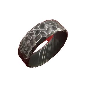 Bagues en acier damas de meilleure qualité pour hommes, fabriquées à la main avec une finition polie brillante, vente directe d'usine - Product Image 2