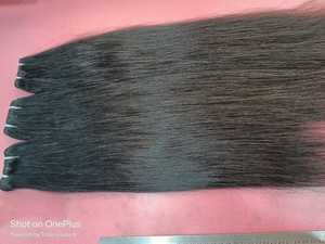 Extensions de cheveux vierges humains indiens Remy naturels de haute qualité, lisses, en mèches, Arrow Exim, 100 grammes, directement d'Inde - Product Image 5