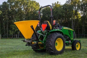 Prêt à être expédié : Épandeur professionnel de semences et d'engrais en acier inoxydable, machine à pousser à la main pour l'agriculture - Product Image 4