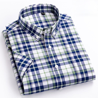 FIL TEINT haute qualité hommes chemises à manches à carreaux chemise veste coton tenue décontracté pour la saison de printemps