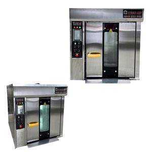 เตาอบขนมปังแบบ1200X1900X1700Mm 6ถาดเตาอบขนมปังเชิงพาณิชย์เครื่องเบเกอรี่แบบมีล้อลากเตาอบแบบหมุน - Product Image 1