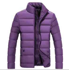 Chaqueta de Plumón para Hombre con Logotipo Personalizado OEM, Cuello Alto y Logotipo Frontal, Colores y Tallas Personalizables, Chaqueta de Invierno de Alta Calidad - Product Image 2