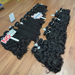 Produit best-seller Faisceaux de cheveux bruts Machine à double trame Extensions de cheveux Cheveux humains vietnamiens naturels non traités - Product Image 2