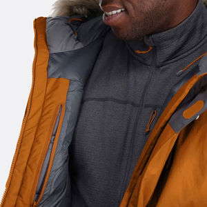 Chaqueta Parka de Invierno con Capucha para Hombre, Personalizada, Impermeable, Gruesa, de Plumón de Pato, Servicio OEM - Product Image 3