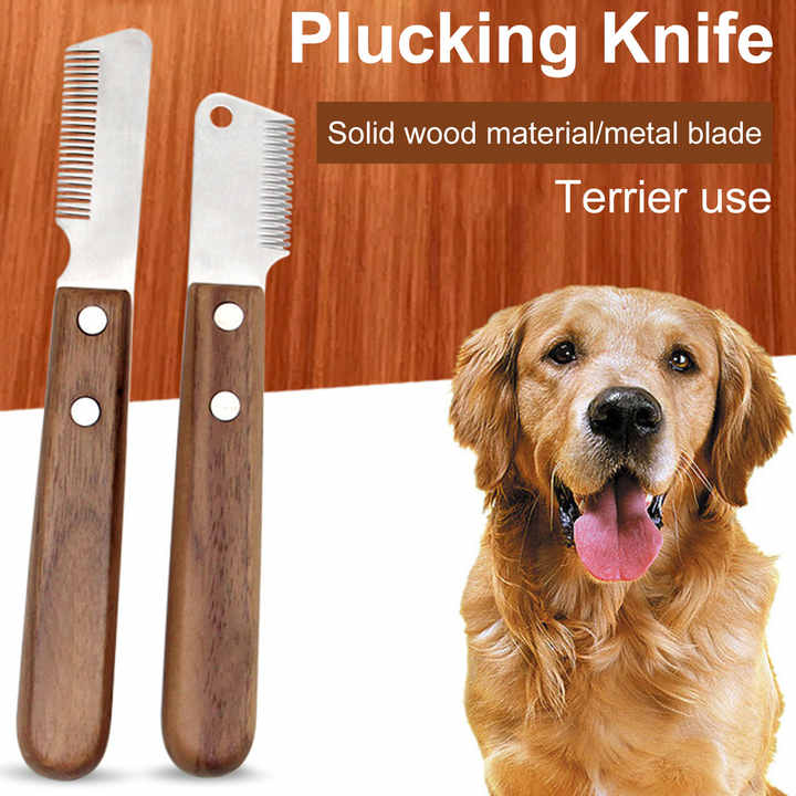 29 Teeth Cat Dog Pet Grooming Comb Hair Cut Stripping Knife Latest Design Stainless Steel Pet Grooming Striping Knife