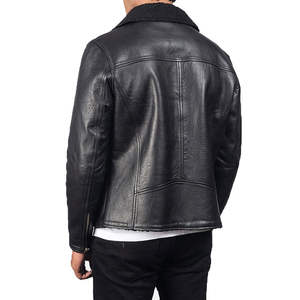 Veste en cuir pour homme Hiver Peau de vache Coupe-vent et respirante Vente en gros Qualité supérieure Fabriqué au Pakistan 2025 - Product Image 2