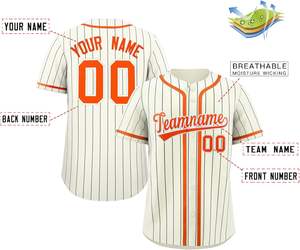 Performance Mesh Baseball Jersey Boutonné Personnalisé Jeunesse Softball Chemise Évacuation De L'humidité Tissu Tackle Twill USA Sublimation - Product Image 6