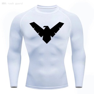 Men's T-<b>shirt</b> <b>Compression</b> <b>Shirt</b> Sun Protection Long Sleeve Second Skin Breathable Rash Guard Sportswear Bodybuilding - Product Image 2