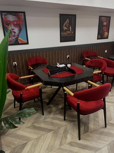 Mesa de Comedor Cuadrada Moderna, Muebles Comerciales para Restaurantes, Asientos de Madera para Cafeterías, para Áreas de Comedor de Hoteles y Cafeterías - Product Image 3