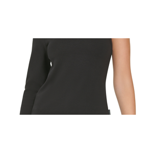 Top a collo alto monospalla da donna Calvin Klein Jeans, nero, taglia media - Eleganti top in maglia - Product Image 3