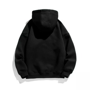 High Quality 500gsm Fleece Men's Streetwear <b>Hoodie</b> with Drop Shoulder Winter Trending Screen Print <b>Hoodie</b> No <b>String</b> <b>Hoodie</b> - Product Image 4