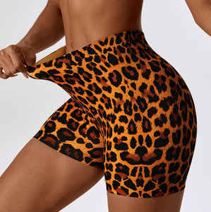 Pantalones cortos de Yoga cepillados elásticos para mujer personalizados, sin costuras, Tie Dye, gimnasio, mujeres, Fitness, levantamiento de glúteos, entrenamiento, levantador de glúteos, pantalones cortos de Yoga - Product Image 2