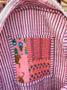 Sac à bandoulière pour ordinateur portable, sac de voyage, sac de plage, sac de shopping, style bohème, patchwork en coton fait main indien, unisexe - Product Image 3