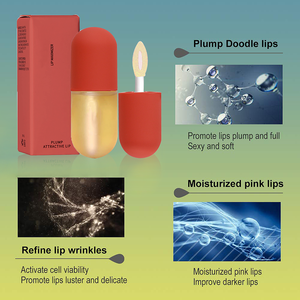 ลิปกลอสแบบออร์แกนิกสำหรับผู้หญิงกรดไฮยาลูรอนิกไม่มีโลโก้สินค้าตรา - Product Image 3