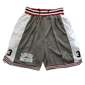 Pantalones Cortos de Baloncesto Unisex con Bolsillos, Estampados, Transpirables, de Secado Rápido, para Deportes, Gimnasio y Entrenamiento - Product Image 1