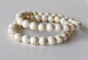 Wholesale Fashion <b>Copper</b> Howlite Crystal 8mm Healing <b>Bracelet</b> for Meditation Jewelry - Product Image 1