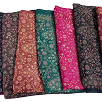 Écharpes en cachemire pashmina longues et unies avec broderie en gros, style ethnique pour femmes, imprimé à la main, douces pour l'hiver