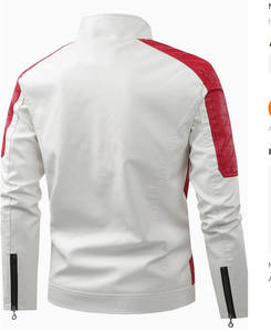 เสื้อแจ็คเก็ตหนัง รุ่น 2026 สำหรับผู้ชายและผู้หญิง แฟชั่นใหม่ เสื้อแจ็คเก็ตหนังผู้ชาย กันลม รุ่น 2025 - Product Image 1