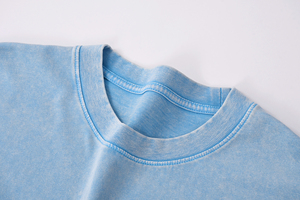 T-shirts de haute qualité T-shirts unisexes Nouveau style Lavage à l'acide T-shirts confortables pour hommes Personnalisez votre propre logo - Product Image 2