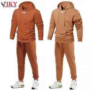VIKY INDUSTRIES-ropa informal para hombre, traje de chándal cómodo de Color sólido con diseño diferente, novedad - Product Image 3
