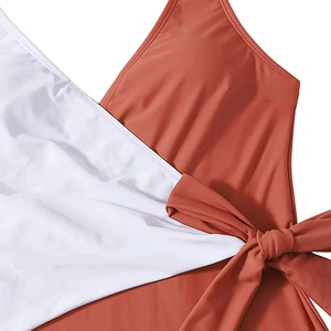 ชุดว่ายน้ำขาสูงสำหรับผู้หญิงชุดว่ายน้ำชิ้นเดียวสำหรับผู้หญิงชุดว่ายน้ำดีไซน์เนอร์ OEM - Product Image 3