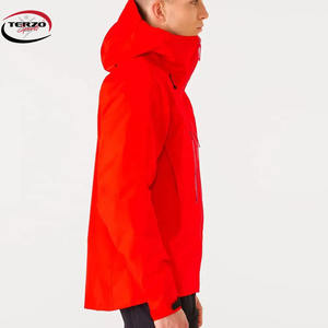 Veste coupe-vent pour hommes OEM High Street Style Impression personnalisée à motifs solides pour les activités de plein air sans fermeture - Product Image 5