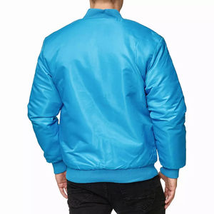 Blouson d'aviateur personnalisé de qualité pour hommes tissu satiné broderie chenille baseball veste d'aviateur Letterman pour hommes - Product Image 2