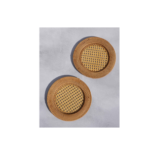 Rattan Charger <b>Mats</b> <b>Christmas</b> Kitchen <b>Table</b> <b>Mat</b> Wedding Centerpieces and Decoration Round Shaped Best Sale - Product Image 1